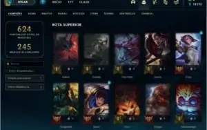 ACC PLAT 1 + 385 SKINS + TODOS CHAMPS