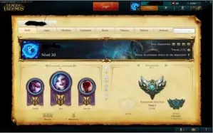Conta de league of legends