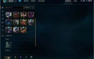 Conta de lol ouro 1 todos os campeões