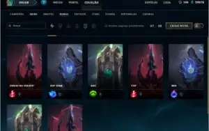 Conta de lol ouro 1 todos os campeões