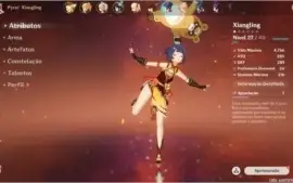 Genshin Impact Ar25 + 2600gema + três 5*