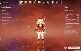 Genshin Impact Ar25 + 2600gema + três 5*