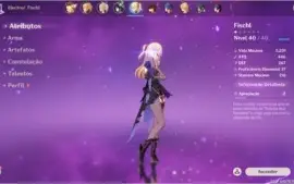 Genshin Impact Ar25 + 2600gema + três 5*