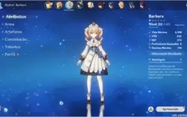 Genshin Impact Ar25 + 2600gema + três 5*