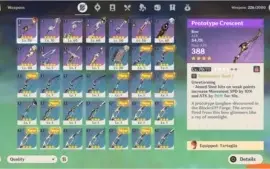 ✨ CONTA AR39 ZHONGLI + CHILDE + KEQING + VENTI + BENÇAO E+ ✨