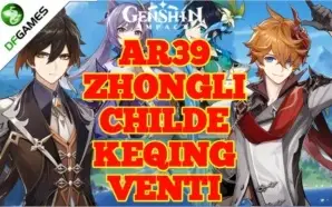 ✨ CONTA AR39 ZHONGLI + CHILDE + KEQING + VENTI + BENÇAO E+ ✨