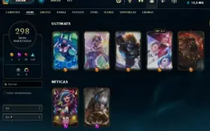 Conta Lol Full Acesso Lvl 395 + 298 Skins