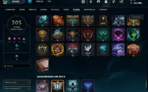 Conta Lol Full Acesso Lvl 395 + 298 Skins