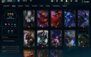 Conta Lol Full Acesso Lvl 395 + 298 Skins
