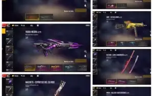 Conta de Free fire com 8 passes de Elite e etc....