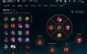 Conta ouro 2 com 23 Champs e 8 Skins + 3 Fragmentos