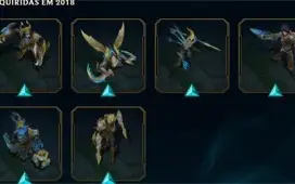 conta lol 350 skins