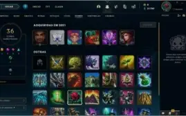 Conta LOL - Platina IV, 68% de WR(E-MAIL NÃO VERIFICADO)