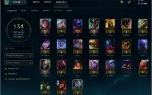 CONTA LEAGUE OF LEGENDS MESTRE