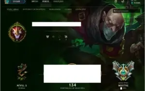 CONTA LEAGUE OF LEGENDS MESTRE