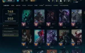 Esmeralda 3 com TODOS os Champs e 259 Skins ( MAIN MID )