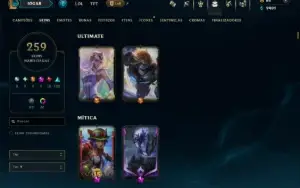 Esmeralda 3 com TODOS os Champs e 259 Skins ( MAIN MID )