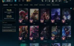 Esmeralda 3 com TODOS os Champs e 259 Skins ( MAIN MID )