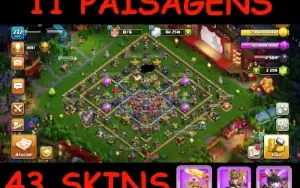 Cv15 Semi Full Th15 C/ 11 Paisagens 43 Skins Gemada