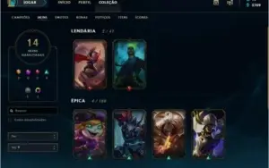 Duas contas pague uma, ex diamond/platina2 e uma platina3