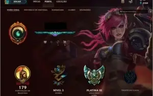Duas contas pague uma, ex diamond/platina2 e uma platina3