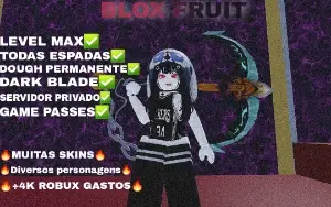 Conta Roblox Muitas Skins / Blox Fruit Muitos Itens!!