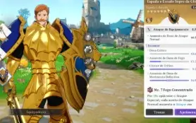 Conta end game 7ds origin Escanor C10 35K Traje Nv3 TOP 121k