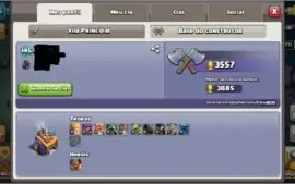 Clash of Clans CV 12 COM 5 CONSTRUTORES DA PRA MUDAR DE NOME