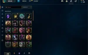 Conta prata 3 com 155 Champs e 159 Skins + 6 Vitoriosas