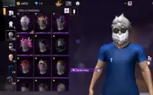 CONTA DE FF NIVEL 75 com todas skins de naruto