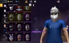 CONTA DE FF NIVEL 75 com todas skins de naruto