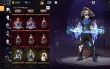 CONTA DE FF NIVEL 75 com todas skins de naruto