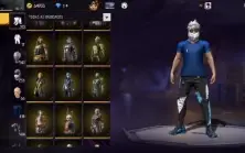 CONTA DE FF NIVEL 75 com todas skins de naruto