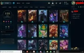 CONTA DE LOL Prata, 159 Skins ( 3 Ultimate + 1 Mistica)