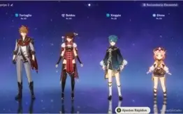 Genshin Impact - Diluc, Childe, Qiqi