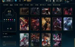 Esmeralda 3 com 85 Champs e 40 Skins ( SUP / ADC / JG )