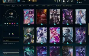Esmeralda 3 com 85 Champs e 40 Skins ( SUP / ADC / JG )
