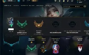 Esmeralda 3 com 85 Champs e 40 Skins ( SUP / ADC / JG )