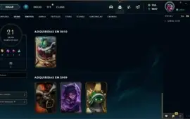 Conta Black Alistar LoL