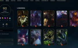 Conta League of Legends Full Acesso - 133 Champs e 92 Skins