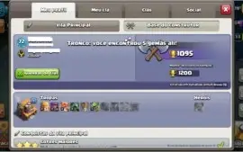 Clash Of Clans CV8 na metade