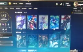 Conta de league of legends barato