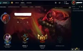 Conta de league of legends barato