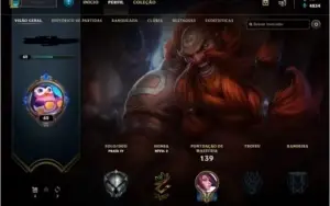 Conta do LOL Prata lV