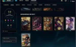 Conta do LOL Prata lV