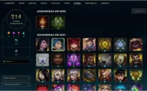 conta lol unranked lvl 516 441 skin pra vender agora