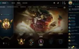 CONTA LOL GOLD 2 ELISE VITORIOSA MORGANA VITORIOSA
