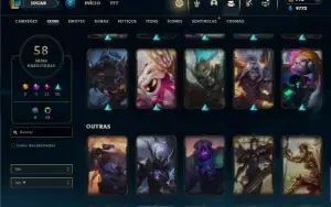 Bronze 4 com 85 Champs e 58 Skins ( Mais de 30 Jogos )
