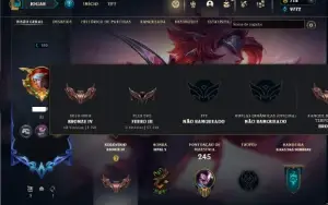 Bronze 4 com 85 Champs e 58 Skins ( Mais de 30 Jogos )
