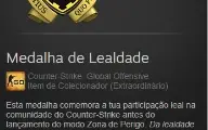 Conta Steam +Insígnia Da Lealdade Cs Go